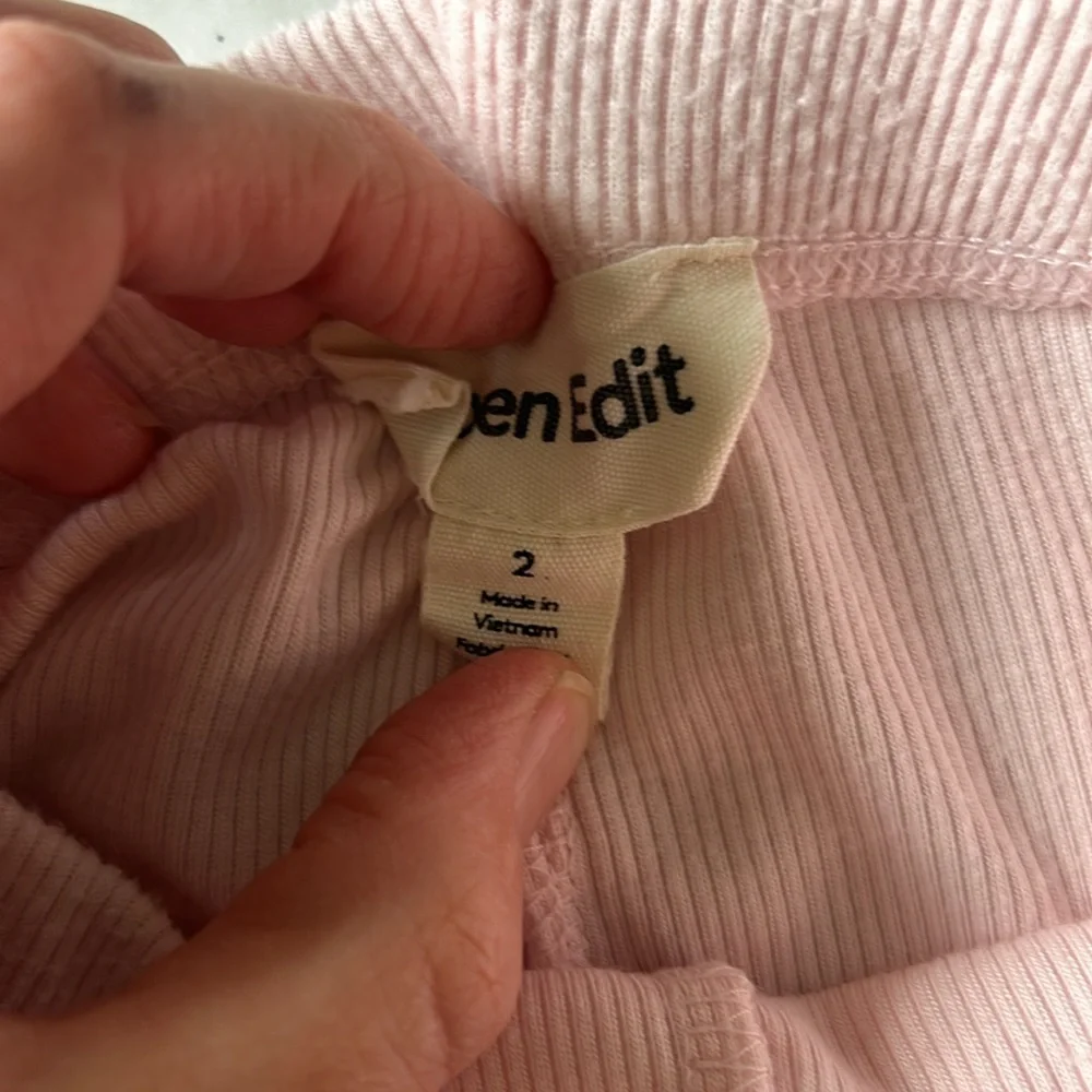 Open Edit light pink leggings size 2